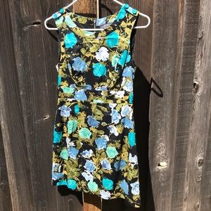 Black floral dress